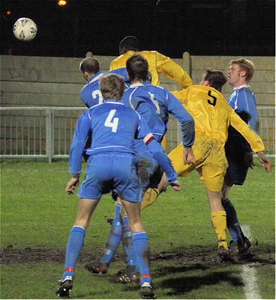 ...  and scores Worthing's second
